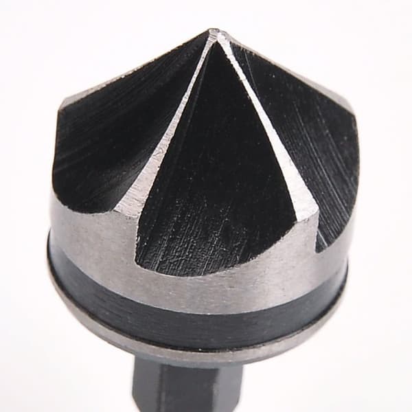 3-delars försänkningsborrsats Hex 12/16/19mm för trä, metall, snabbväxlingsbits