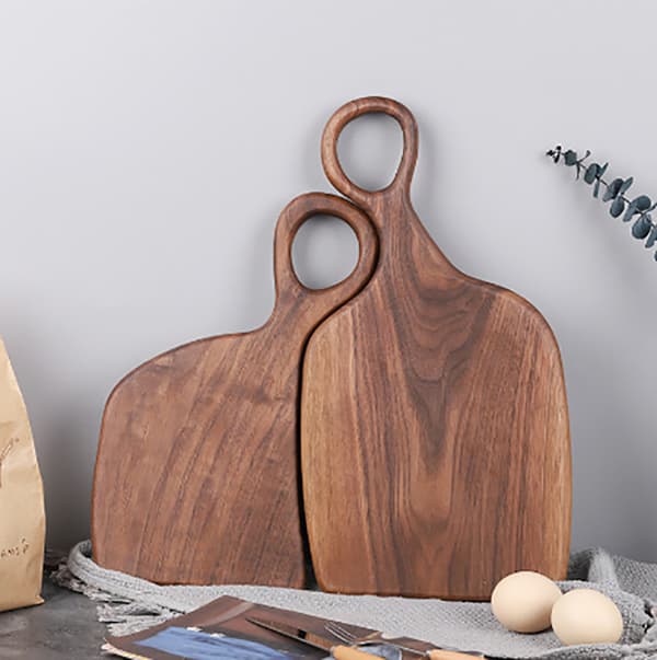Walnut Wood Cutting Board - Solid Wood Cutting Board with Handle *Acacia 3* Acacia 3 Acacia 3