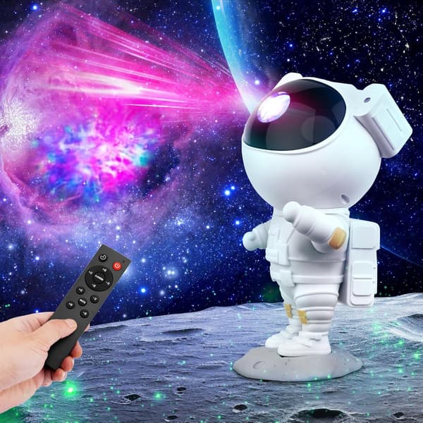 Star Projector, Astronaut Galaxy Projector, Kids Night Light with Nebula, 8 Modes, Remote Control.