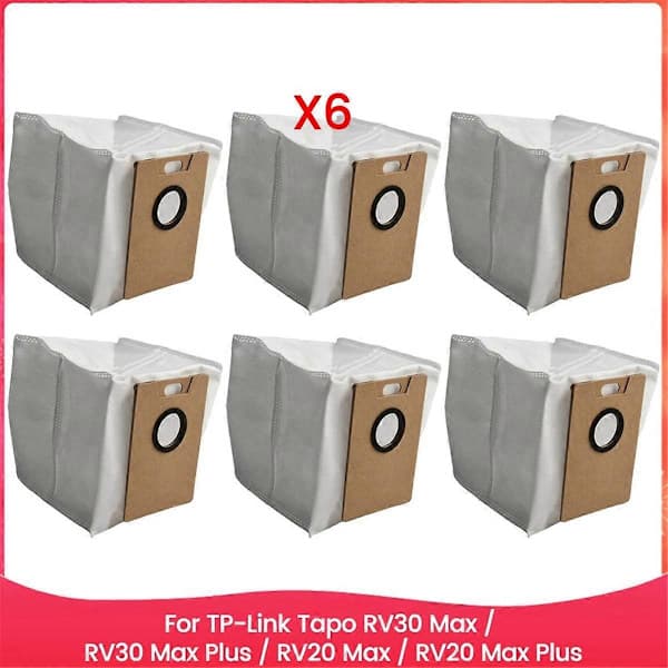 Kompatibel med TP-Link Tapo RV30 Max / RV30 Max Plus / RV20 Max / RV20 Max Plus Robotdammsugarpåsar Delar Tillbehör-FS-