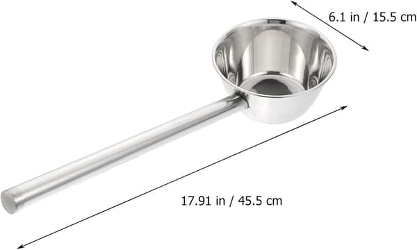 18,3\" ekstra lang håndtag rustfrit stål vandøse 18,3\" 5,5\"