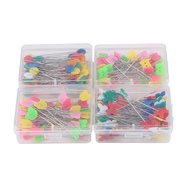 Flower Button Head Pins 300 Pcs Quilting Tools Sewing Supplies