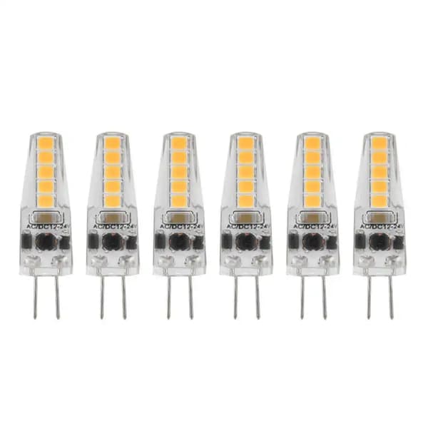 6 stk LED-lamper 2W dobbelstiftbase dimbare lamper for tak l