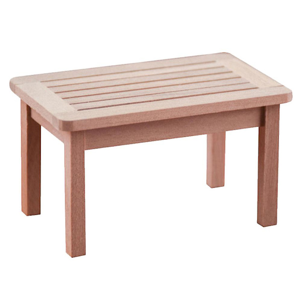 Ulkoilutarvikkeet Puulelukalusteet Nukenlinnan Kalusteet Nukentalo Keittiöpöytä Puu Mini Kalusteet Wood Color 7.5X4.8X4.3CM