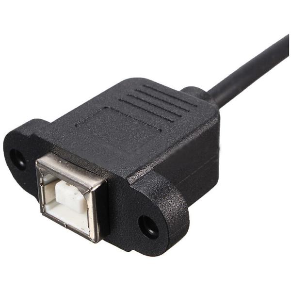 USB 2.0 B han til USB B hun panel printer forlængerkabel 50cm