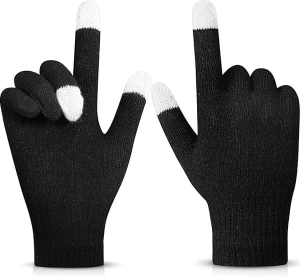 Vinter Touchscreen Handsker Strækbare Strikkede Touchscreen Handsker Unisex
