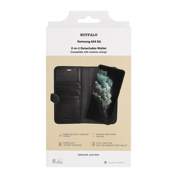 Mobildeksel 2-i-1 3 Kort Svart - Samsung Galaxy A54 5G