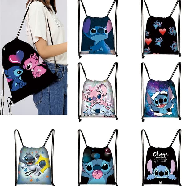 Stitch Ryggsäck med Dragsko för Barn - Ryggsäck med Dragsko - 31