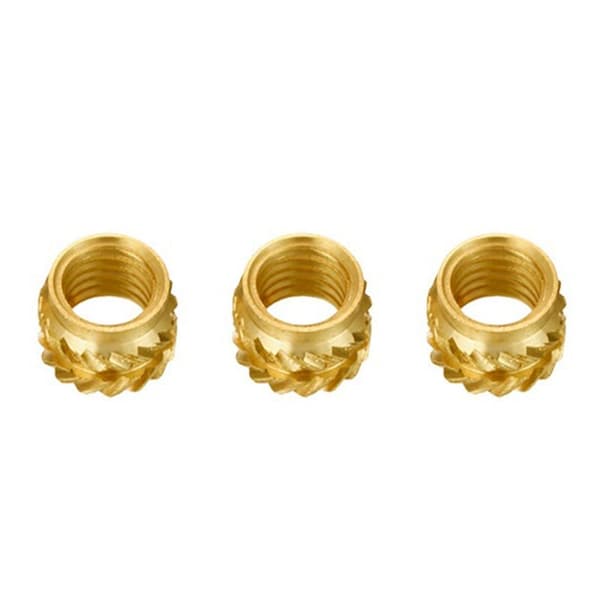 200 pcs M3 Brass Knurled Thread Heat Resistant Insert Embedded Nut, M3X5X4, for 3D Printer Voron 2.4 etc.