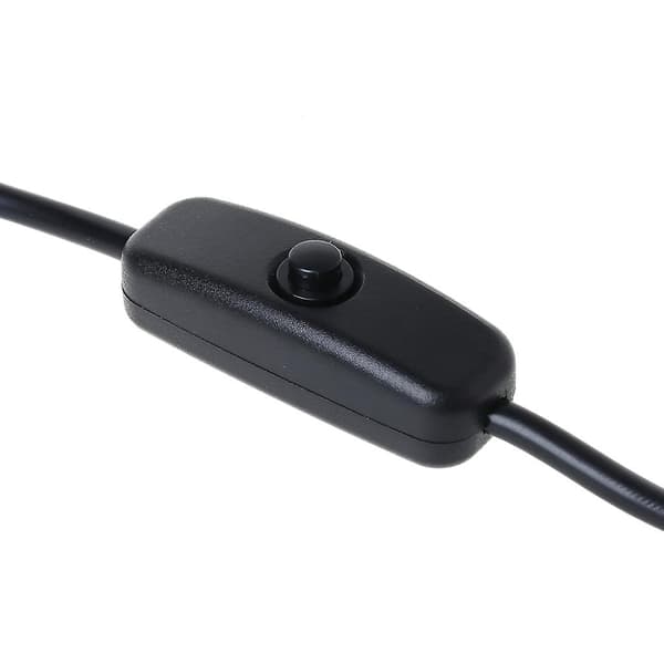 USB Typ C med på/av-knapp Strömbrytare 27cm Laddningsförlängningskabel