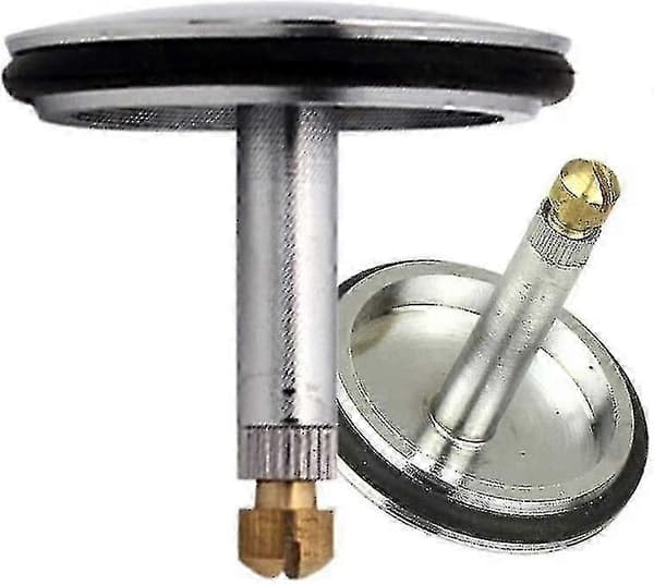 Annan Vasktilbehør Erstatning Justerbar Badekarpropp For Vask Med 8mm Stamme Og 43.5mm Diameter Lokk (sølv) Scrollsqy [DB]