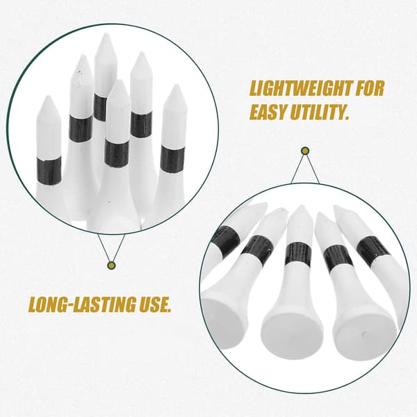 20 stk 38 mm golfpegger i lønnetre med golfballholder Lettvekt