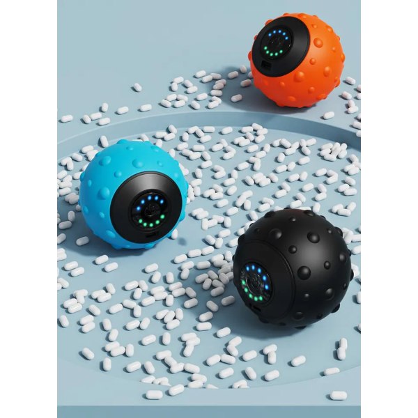 Håndholdt Bluetooth-massageenhed til atleter - ultrabærbar vibrationsterapibold med teknologi og tilpasselig vibrationsfrekvens