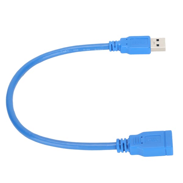 Datakabel USB 3.0 hane till hona för anslutning av hårddiskbox, skrivare, utrustning, 0,3 m