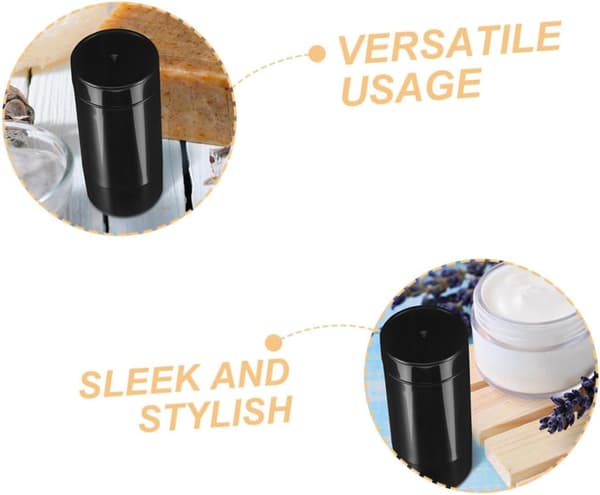 4st Sprayflaskor Läppbalsam Tub Bottenfyllning Twist-up Behållare
