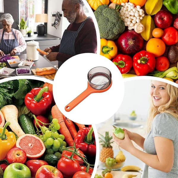 Kitchen Peeler, Peeler with Storage Box, Splash-proof Peeling Tools, Potato Peeler with Organizer