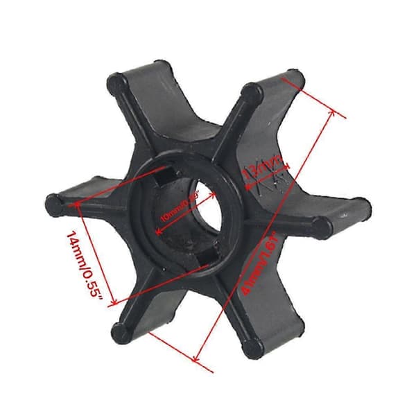 Water Pump Impeller for 4HP 5HP 6HP 8HP Boat Accessories Replacement Impeller