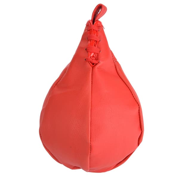 Inflatable Hanging Bag Boxing Speed Ball MMA Punching Training Equipment (Red)