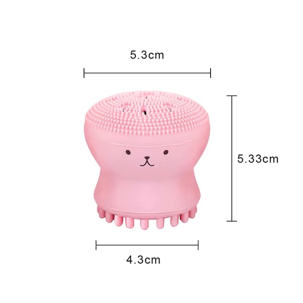 Silicone Facial Cleansing Brush, Handheld for Deep Cleaning