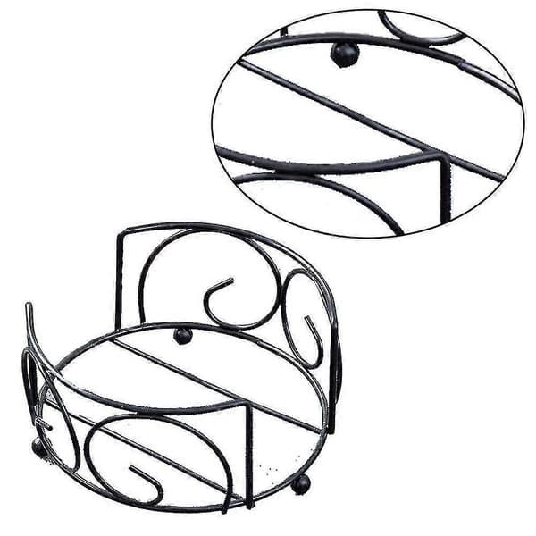 Metal Coaster Holder, Iron Drink Coaster Holder for Square or Round Coaster Sets, Holds up to 7 Coasters