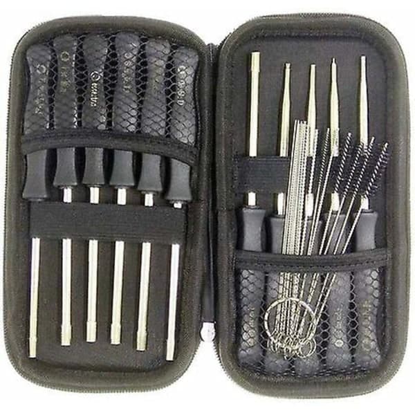 10 Carburetor Adjustment Screwdrivers for Small 2-Stroke Chainsaws/Rototillers/etc., with Case, Brush, and Cleaning Tool Kit