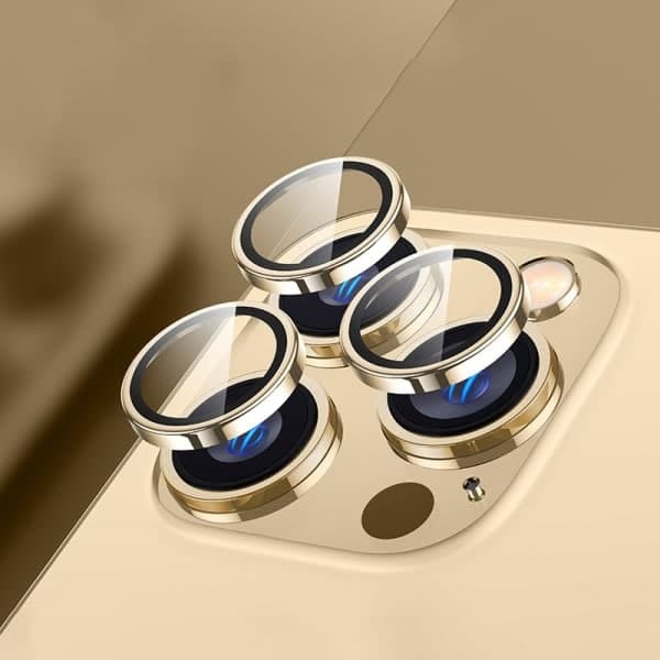 iPhone Crystal Clear Camera Glass - Choose Model iPhone 14 Series iPhone 14 Plus Golden