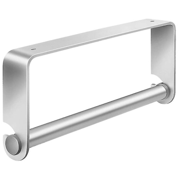 Underskåp pappershanddukshållare, väggmonterad aluminiumpappershanddukshållare kompatibel med kök, badrum, toalettartiklar