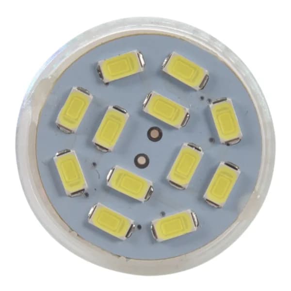 6W GU4(MR11) LED-spotlight MR11 12 SMD 5730 570 DC 12V, Vit