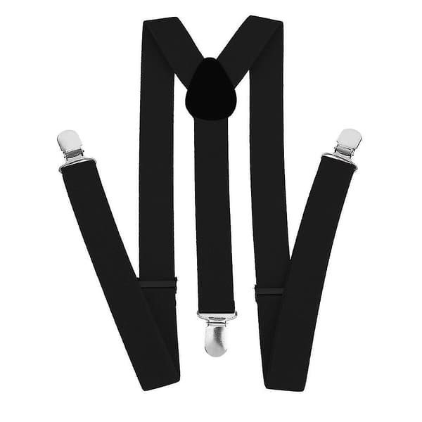 Justerbare elastiske voksne seler Y-formede clip-on herreseler 3 clips bukse seler til kvinder bæltestropper