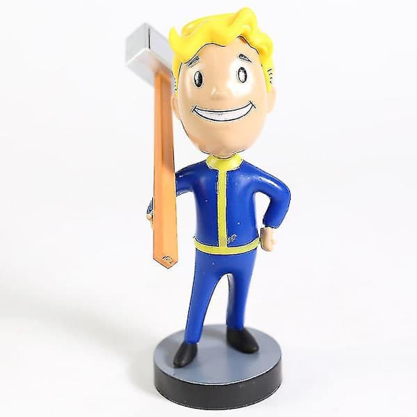 Fallout Vault Boy Bobble Head Dukke Figur PVC Figur Samlerlegetøj 7 Stilarter E Styrke E Strength E Strength