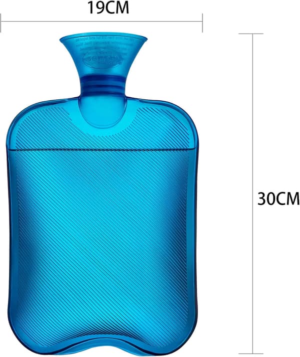 Varmtvannsflaske Blå Blue