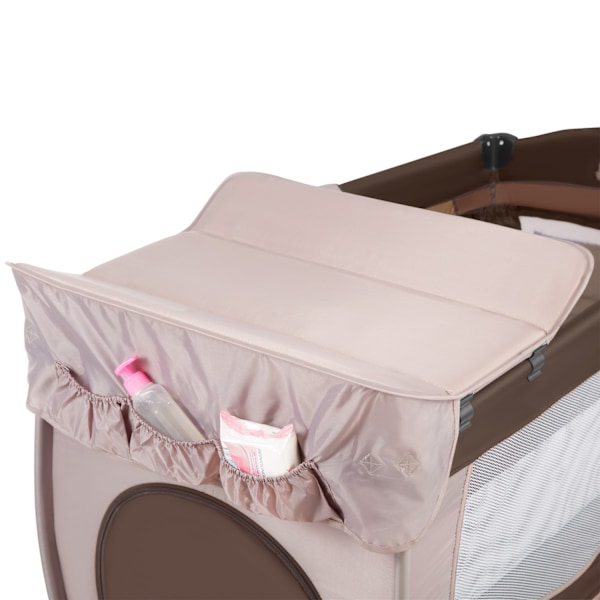 tectake Rejseseng Doddo med transporttaske -  brun Brown