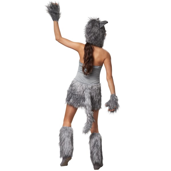 tectake Ulvekvinde kostume Grey XL
