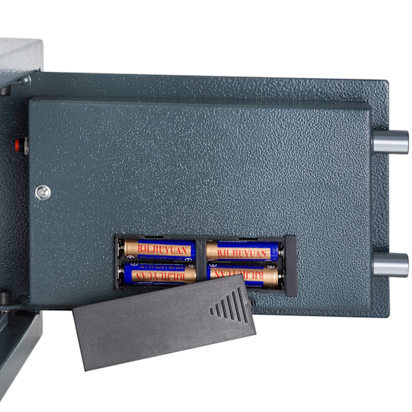 tectake Elektronisk pengeskab 20 x 31 x 22cm + 4 batterier Black