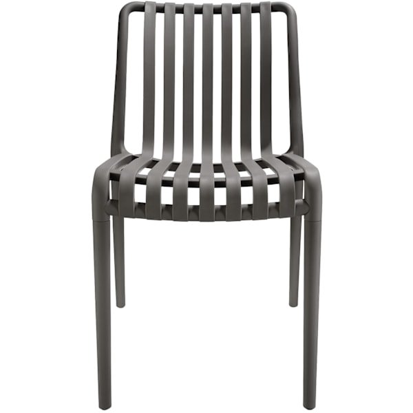 Havestole Alcudia, vejrbestandige, stabelbare - anthrazit,Sæt med 6 stk. Graphite grey