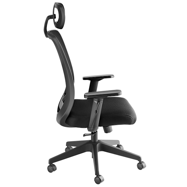 tectake Kontorstol Phoibe, ergonomisk Black