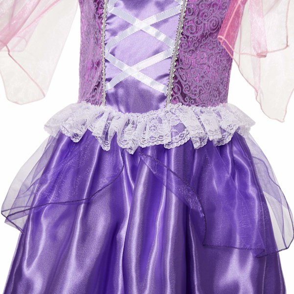 tectake Prinsesse Lavendel børnekostume Purple 128 (7-8y)