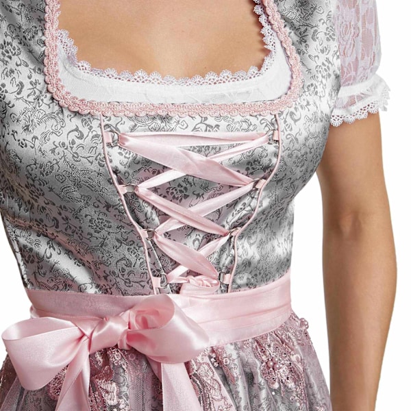 tectake Kvinde kostume mini dirndl Sonthofen model 2 LightPink M