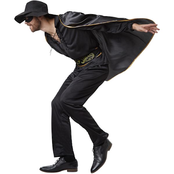 tectake Zorro kostume Black XL