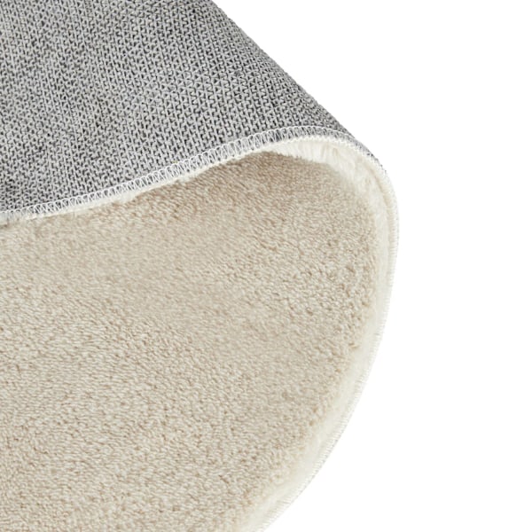 Kortluvet tæppe Soft Zone - beige,Ø 120 cm Beige