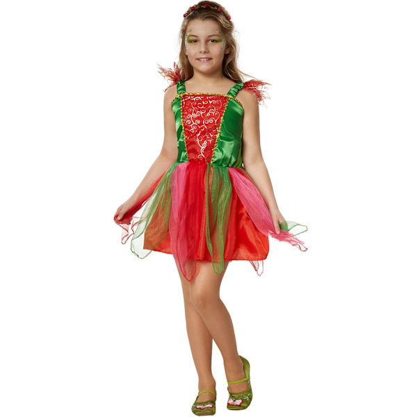 tectake Skovprinsesse børnekostume Green 140 (9-10y)