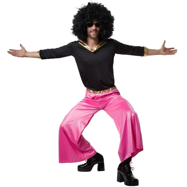 tectake Funky disco danser kostume Pink M