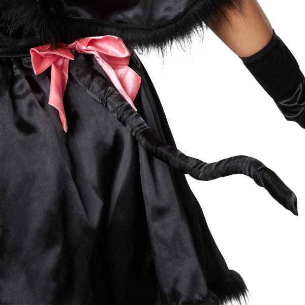 tectake Spindende kat kostume Black M