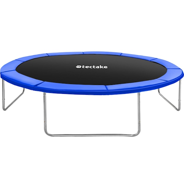 tectake Trampolin med sikkerhedsnet - 396 cm 396 cm Blue