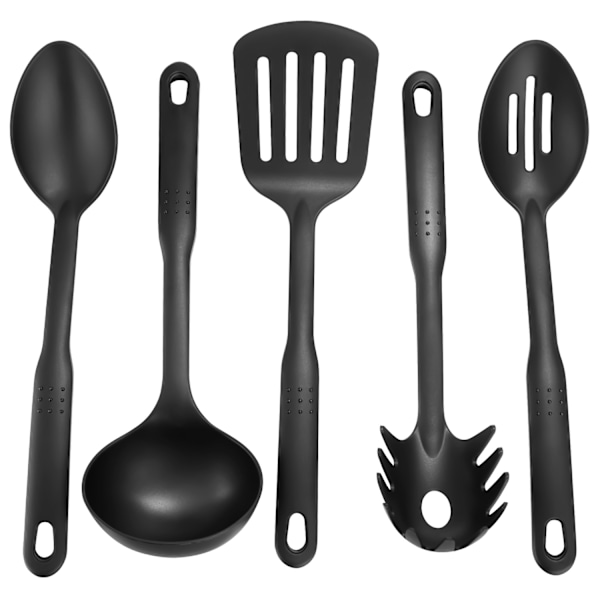 tectake Grydesæt Varese, aluminium med glaslåg, 15-dele Black
