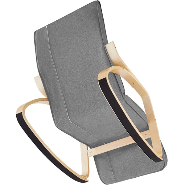 tectake Gyngestol Onda -  lysegrå Light grey