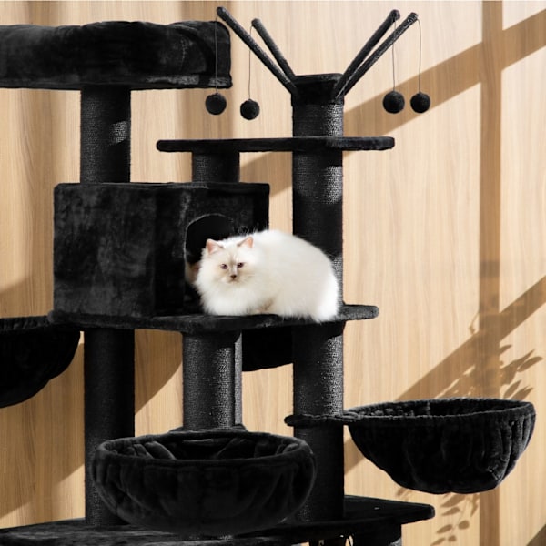tectake Kradsetræ Gismo -  sort Black