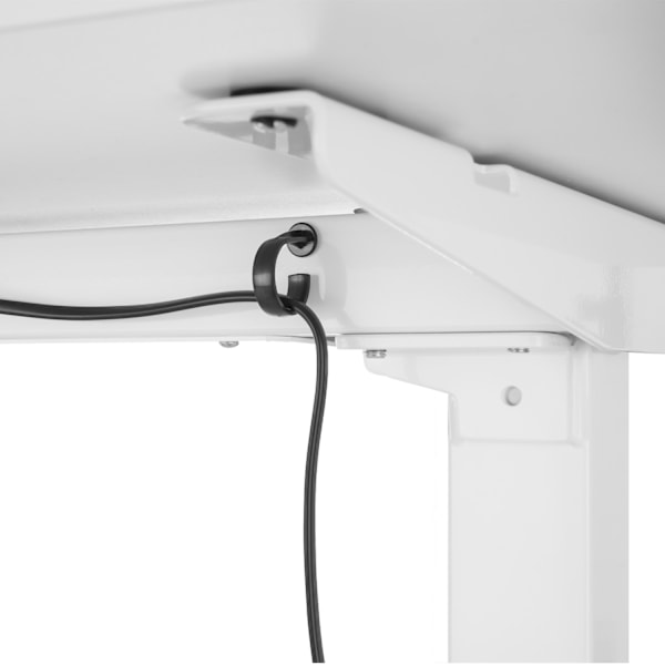 tectake Elektrisk hæve sænke skrivebord Skadi -  hvid White