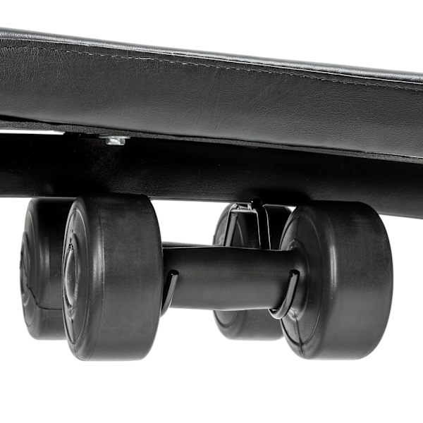 tectake Træningsbænk Cuttler 129x55x70cm Black