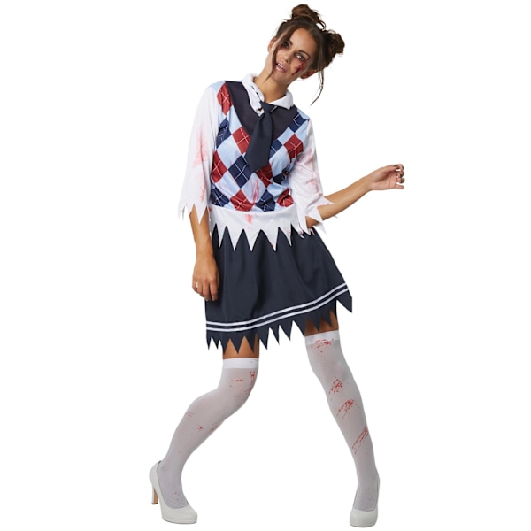 tectake Halloween skolepige kostume MultiColor M